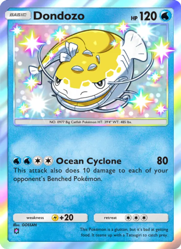 Dondozo — Shining Revelry #102 (Pokémon TCG card)