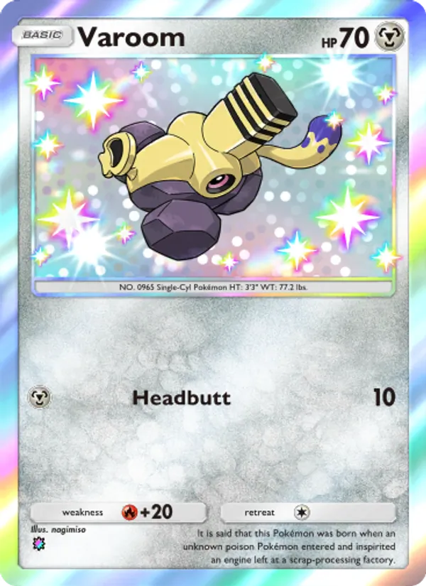 Varoom — Shining Revelry #105 (Pokémon TCG card)