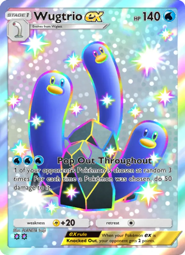 Wugtrio ex — Shining Revelry #109 (Pokémon TCG card)
