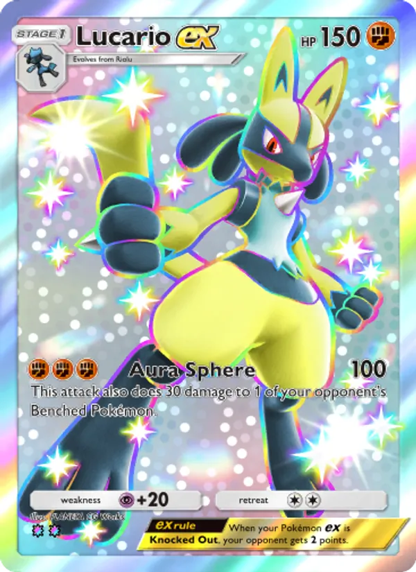 Lucario ex — Shining Revelry #110 (Pokémon TCG card)
