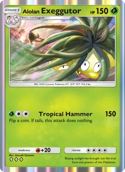 Alolan Exeggutor (Celestial Guardians #002)