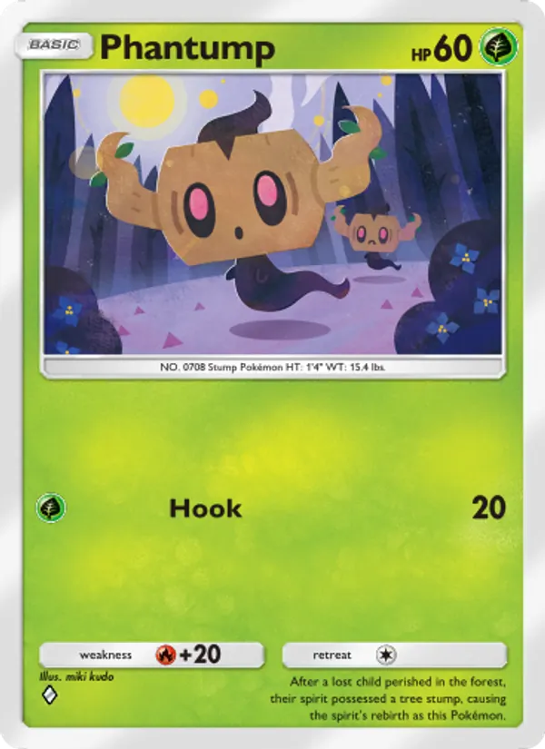 Phantump — Celestial Guardians #007 (Pokémon TCG card)