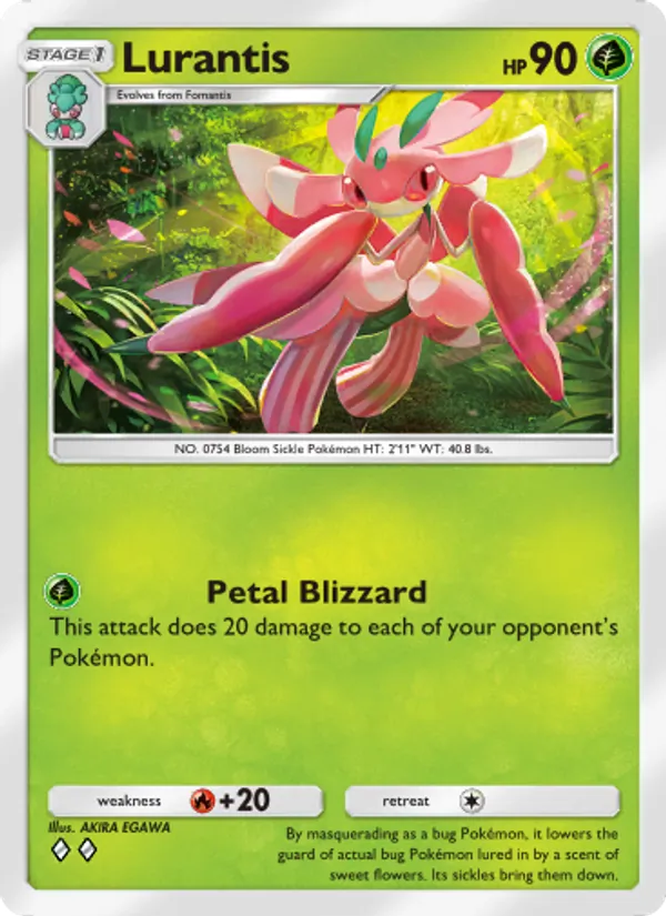 Lurantis — Celestial Guardians #015 (Pokémon TCG card)