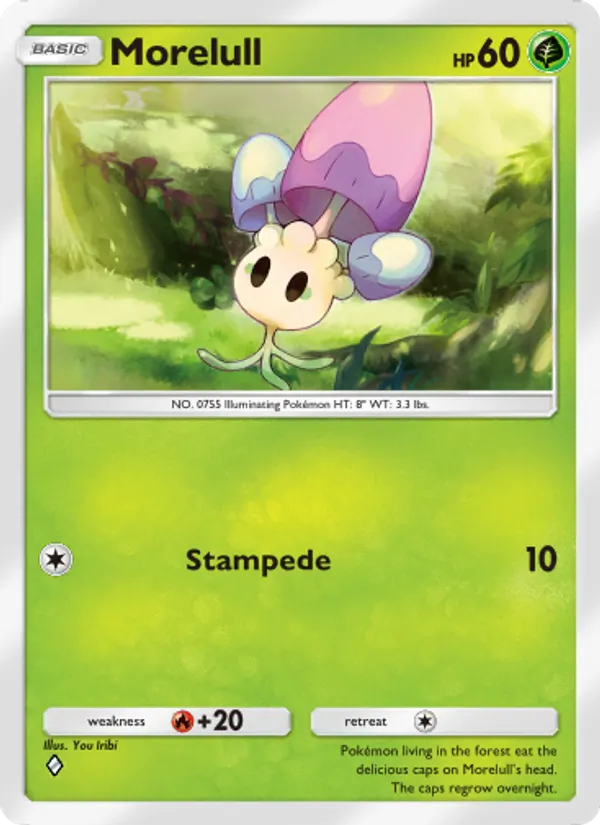 Morelull — Celestial Guardians #016 (Pokémon TCG card)