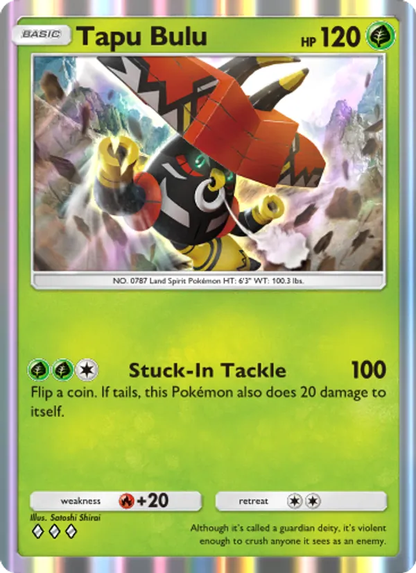 Tapu Bulu — Celestial Guardians #024 (Pokémon TCG card)