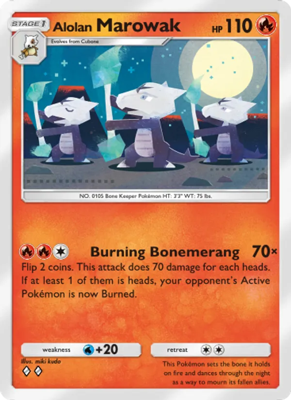 Alolan Marowak — Celestial Guardians #027 (Pokémon TCG card)