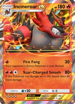 Incineroar ex (Celestial Guardians #033)