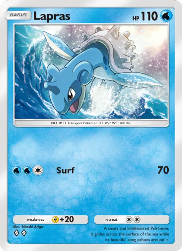 Lapras — Celestial Guardians #044 (Pokémon TCG card)