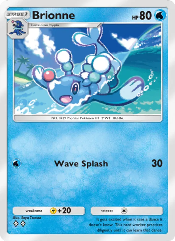 Brionne — Celestial Guardians #047 (Pokémon TCG card)