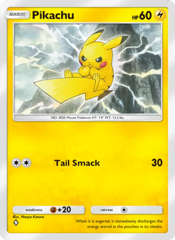 Pikachu — Celestial Guardians #057 (Pokémon TCG card)