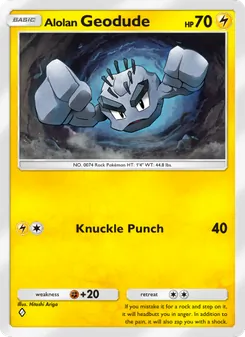 Alolan Geodude (Celestial Guardians #059)