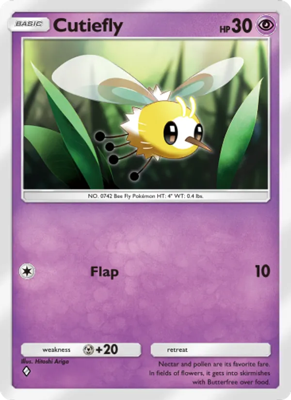 Cutiefly — Celestial Guardians #078 (Pokémon TCG card)