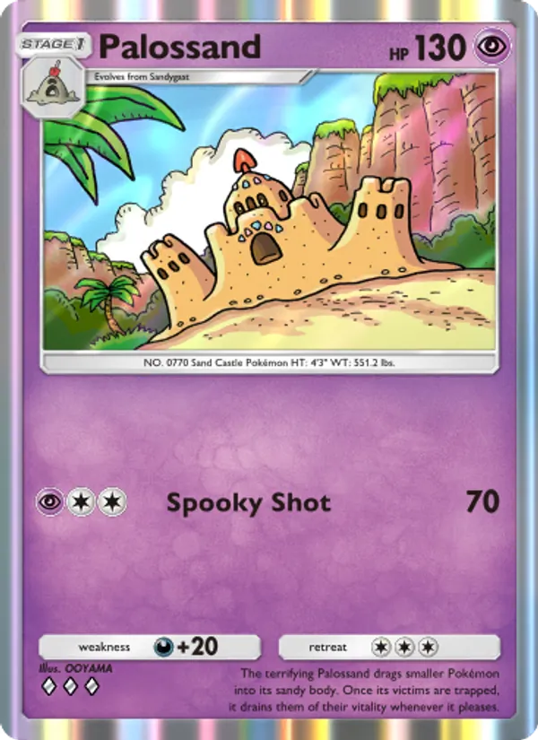 Palossand — Celestial Guardians #082 (Pokémon TCG card)