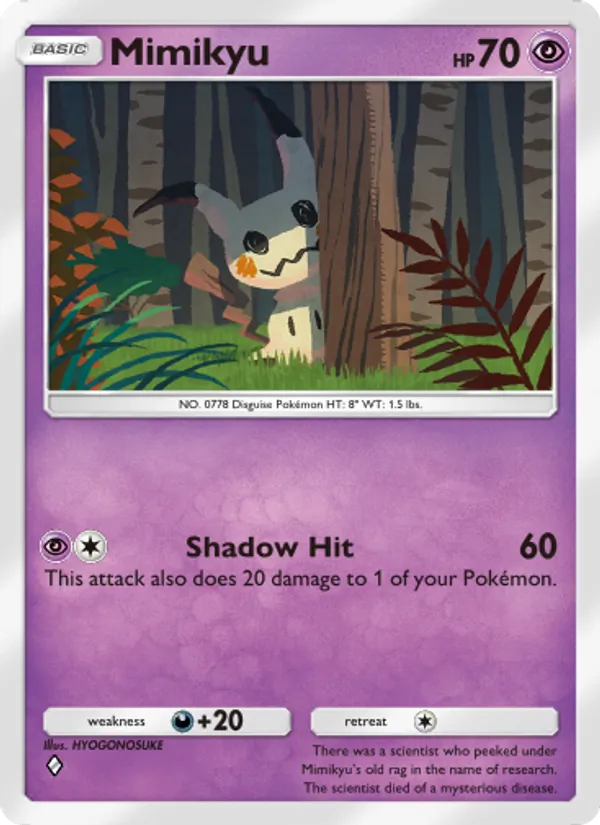 Mimikyu — Celestial Guardians #083 (Pokémon TCG card)