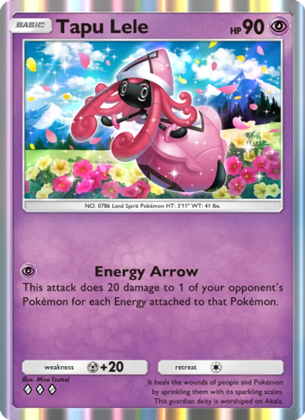 Tapu Lele — Celestial Guardians #084 (Pokémon TCG card)
