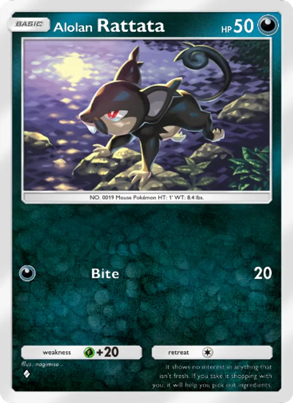 Alolan Rattata — Celestial Guardians #106 (Pokémon TCG card)