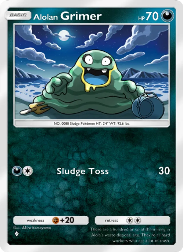Alolan Grimer — Celestial Guardians #110 (Pokémon TCG card)
