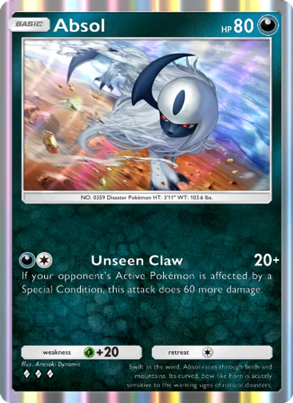 Absol — Celestial Guardians #112 (Pokémon TCG card)