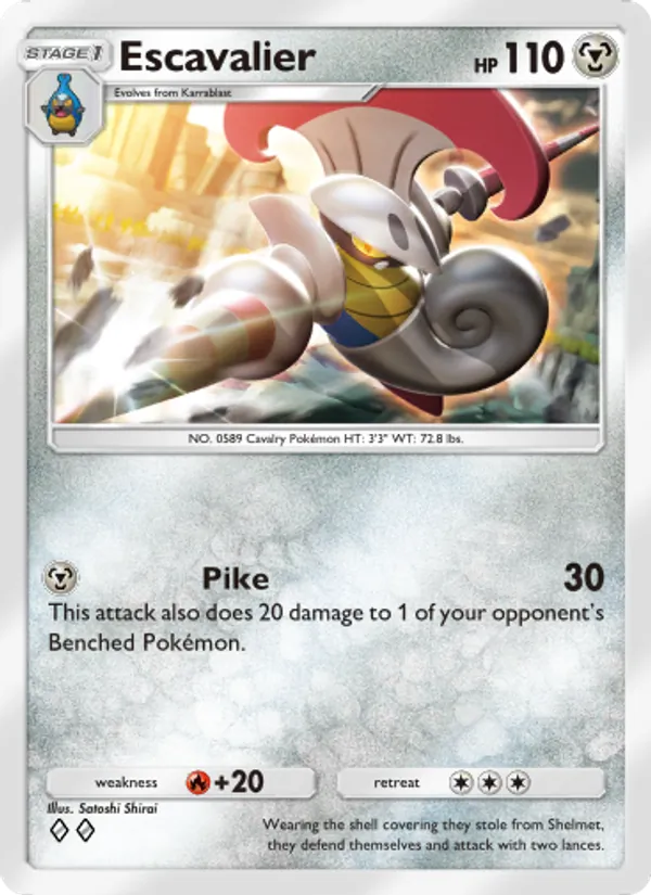 Escavalier — Celestial Guardians #120 (Pokémon TCG card)