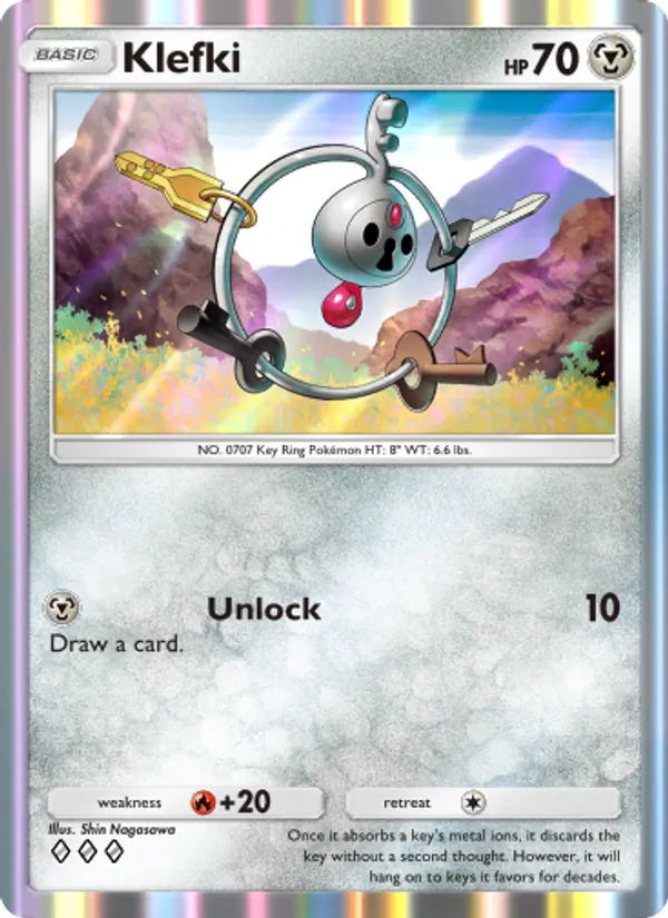 Klefki — Celestial Guardians #121 (Pokémon TCG card)