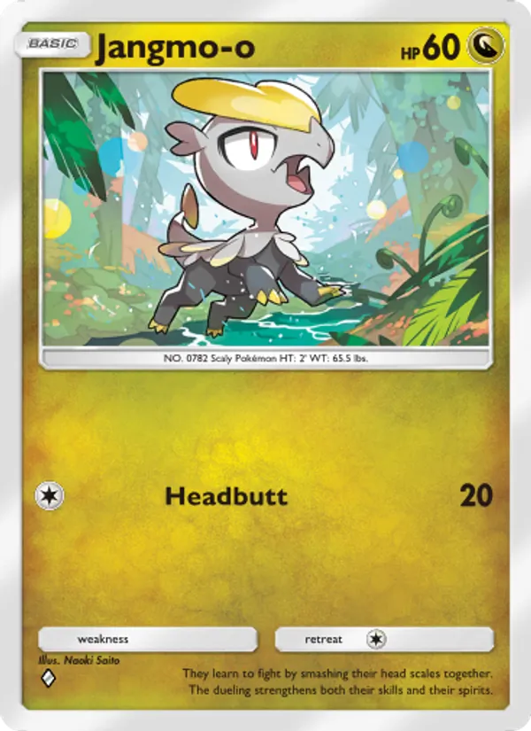 Jangmo-o — Celestial Guardians #125 (Pokémon TCG card)