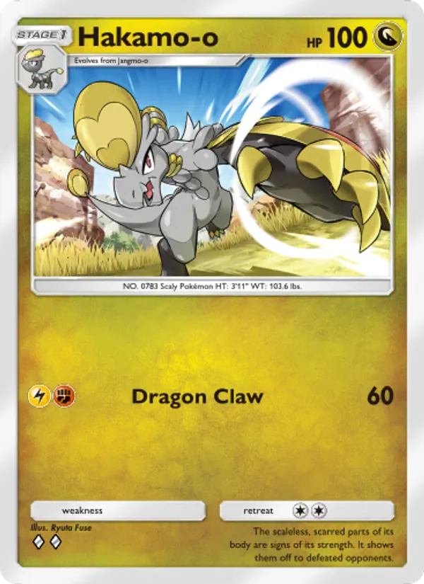 Hakamo-o — Celestial Guardians #126 (Pokémon TCG card)
