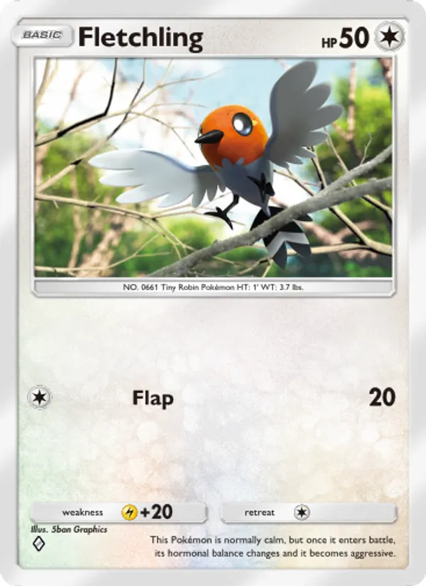 Fletchling — Celestial Guardians #131 (Pokémon TCG card)
