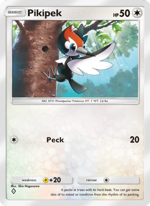Pikipek — Celestial Guardians #133 (Pokémon TCG card)