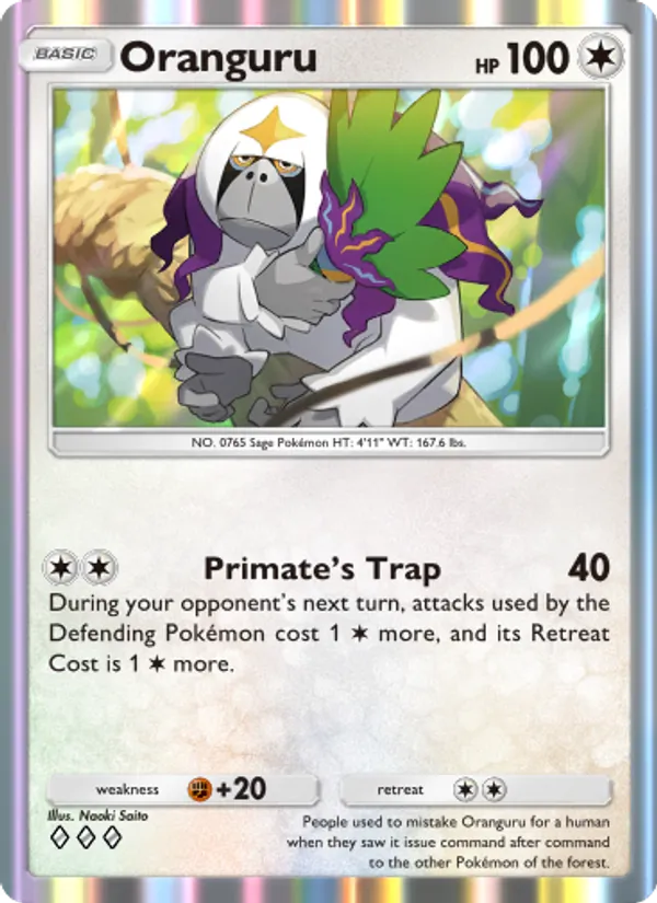 Oranguru — Celestial Guardians #140 (Pokémon TCG card)