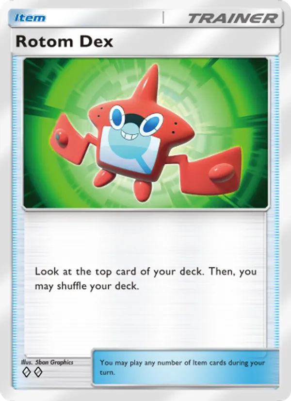 Rotom Dex — Celestial Guardians #145 (Pokémon TCG card)