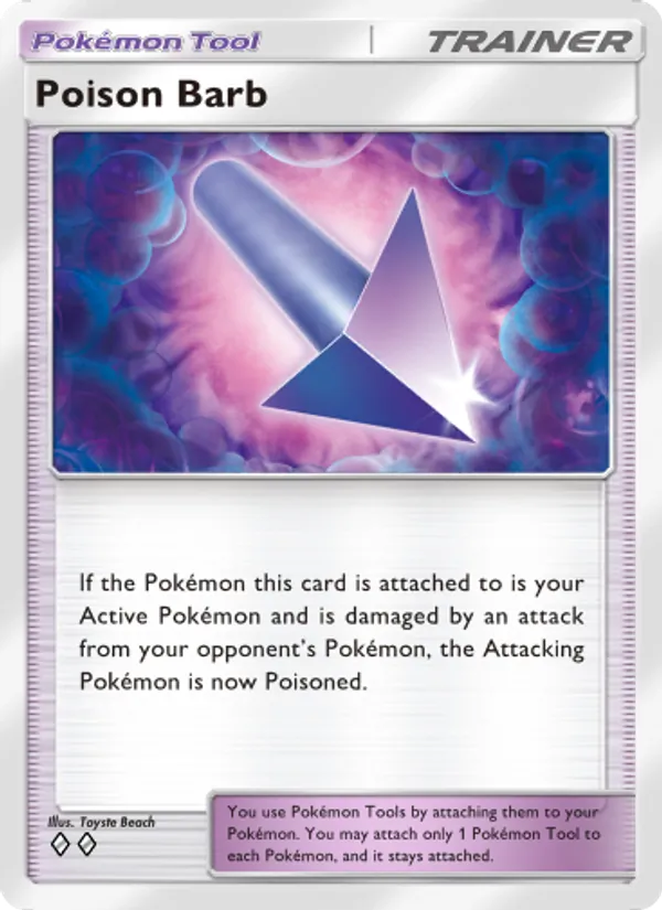 Poison Barb — Celestial Guardians #146 (Pokémon TCG card)