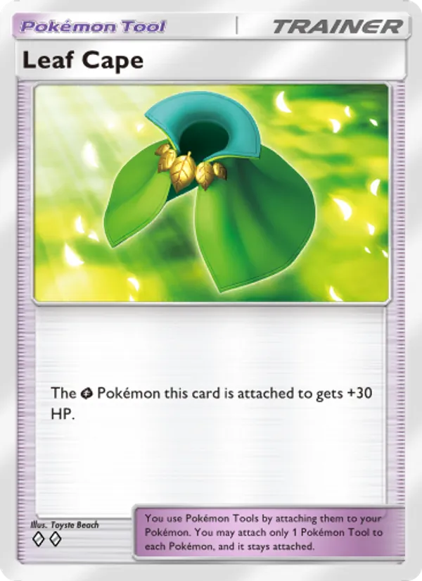 Leaf Cape — Celestial Guardians #147 (Pokémon TCG card)