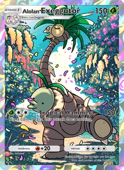 Alolan Exeggutor (Celestial Guardians #156)