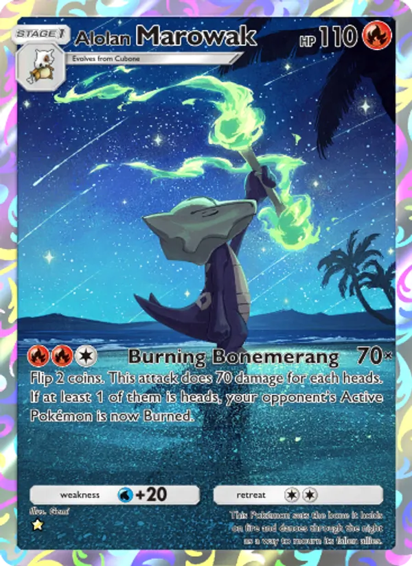 Alolan Marowak — Celestial Guardians #160 (Pokémon TCG card)