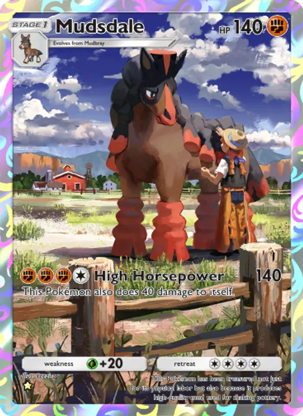 Mudsdale — Celestial Guardians #173 (Pokémon TCG card)