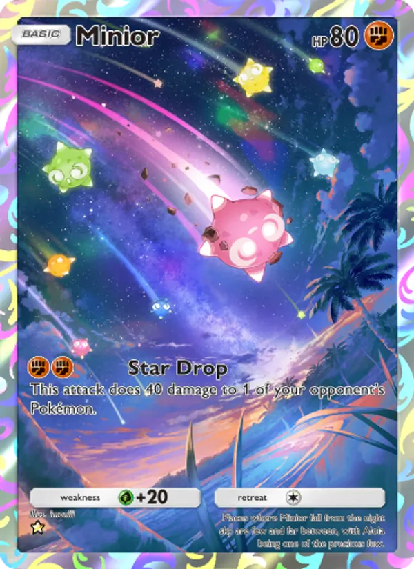 Minior — Celestial Guardians #174 (Pokémon TCG card)