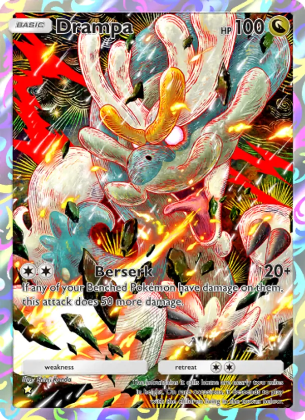 Drampa — Celestial Guardians #176 (Pokémon TCG card)