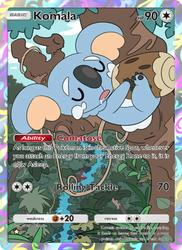 Komala — Celestial Guardians #179 (Pokémon TCG card)