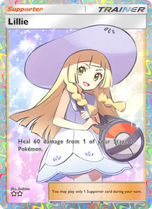 Lillie — Celestial Guardians #197 (Pokémon TCG card)