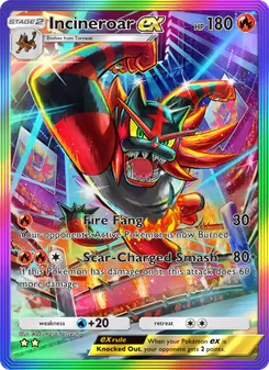 Incineroar ex (Celestial Guardians #200)