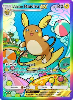 Alolan Raichu ex (Celestial Guardians #203)