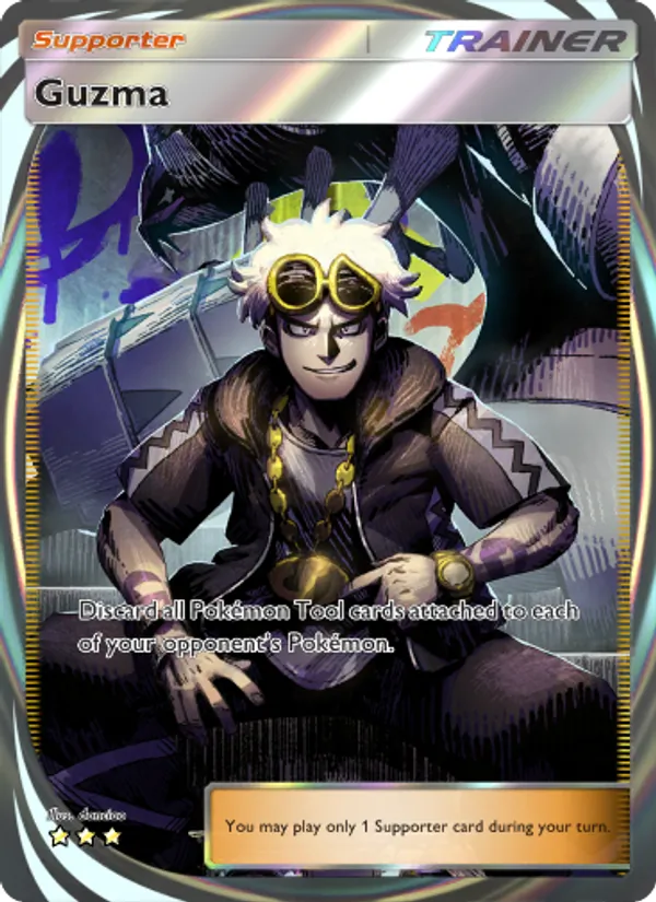 Guzma — Celestial Guardians #208 (Pokémon TCG card)