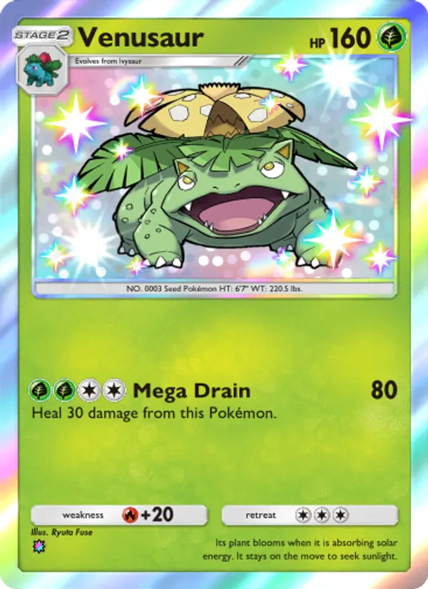 Venusaur — Celestial Guardians #212 (Pokémon TCG card)