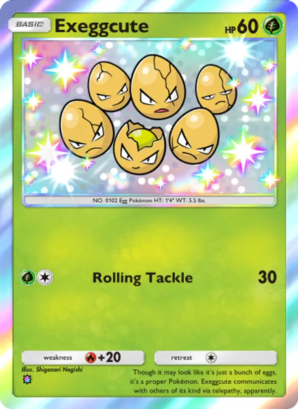 Exeggcute — Celestial Guardians #213 (Pokémon TCG card)