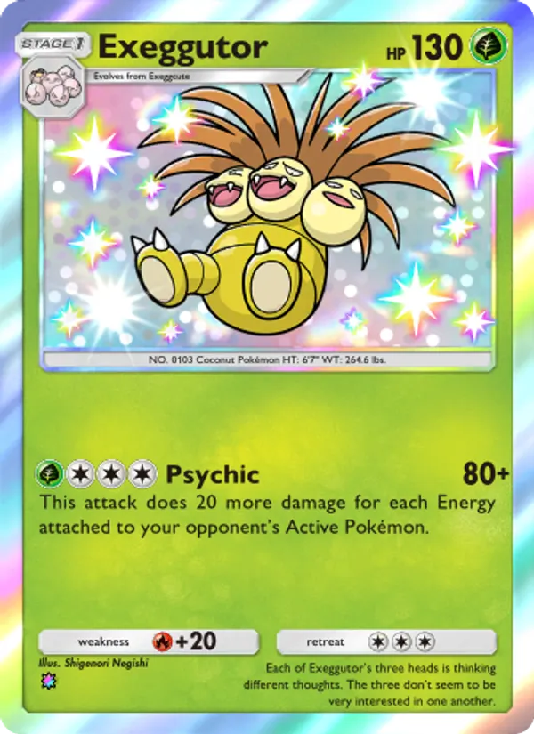 Exeggutor — Celestial Guardians #214 (Pokémon TCG card)