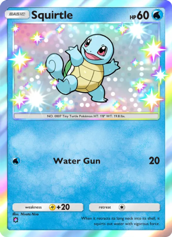 Squirtle — Celestial Guardians #215 (Pokémon TCG card)