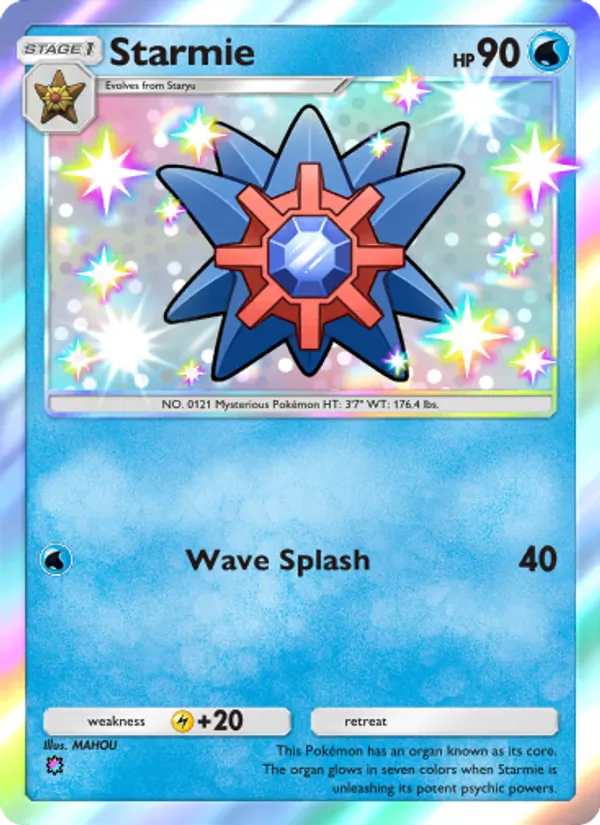 Starmie — Celestial Guardians #219 (Pokémon TCG card)