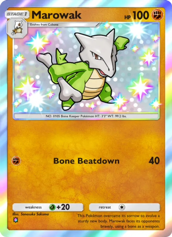 Marowak — Celestial Guardians #227 (Pokémon TCG card)