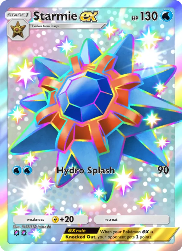 Starmie ex — Celestial Guardians #233 (Pokémon TCG card)