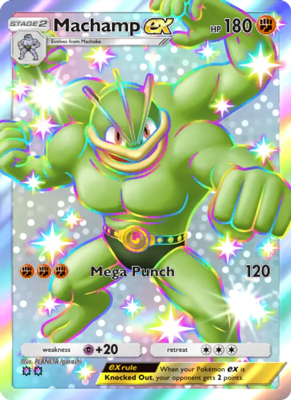 Machamp ex — Celestial Guardians #235 (Pokémon TCG card)